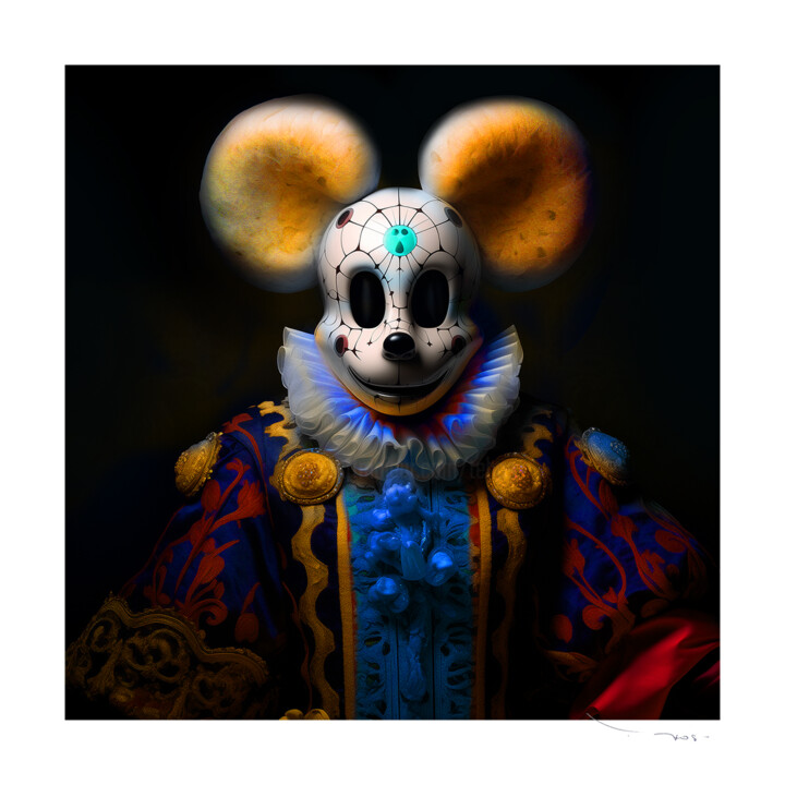 Printmaking titled "Tehos - The mouse p…" by Tehos, Original Artwork, Manipulated Photography