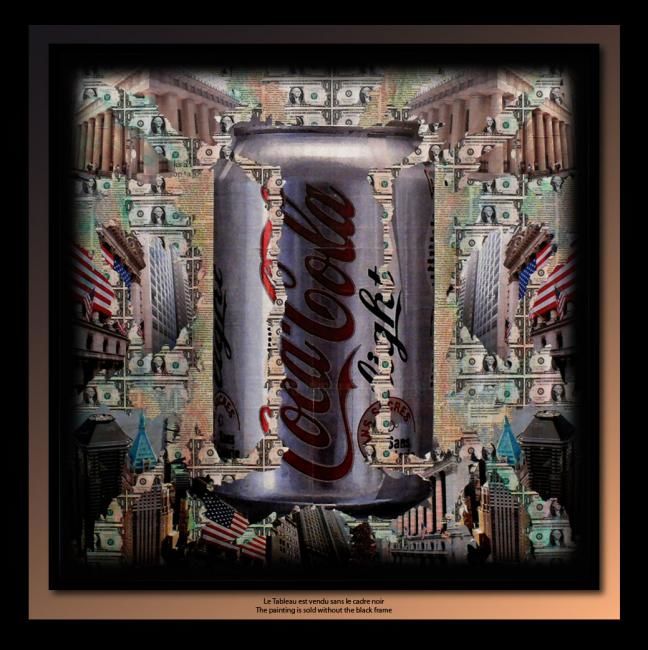 "American Dream 49" başlıklı Tablo Tehos tarafından, Orijinal sanat, Petrol