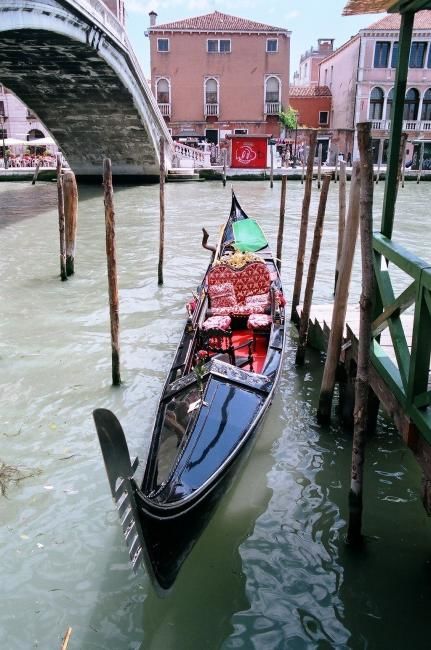 Photography titled "Gondolas of Venice" by Tejbir Sandhu, Original Artwork