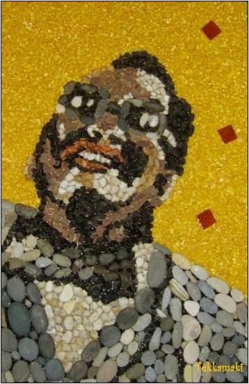 Sculpture titled "Mosaïque - 1 - Ray…" by Tekkamaki, Original Artwork