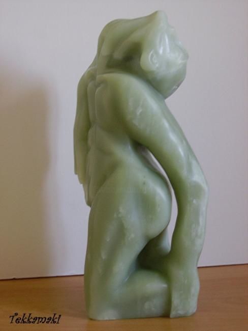 Sculpture titled "La Cicatrice" by Tekkamaki, Original Artwork, Stone