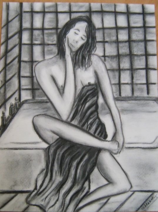 Drawing titled "Etude 3" by Tekkamaki, Original Artwork