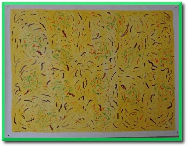 Peinture intitulée "oeuvre robotique" par Simon, Œuvre d'art originale,