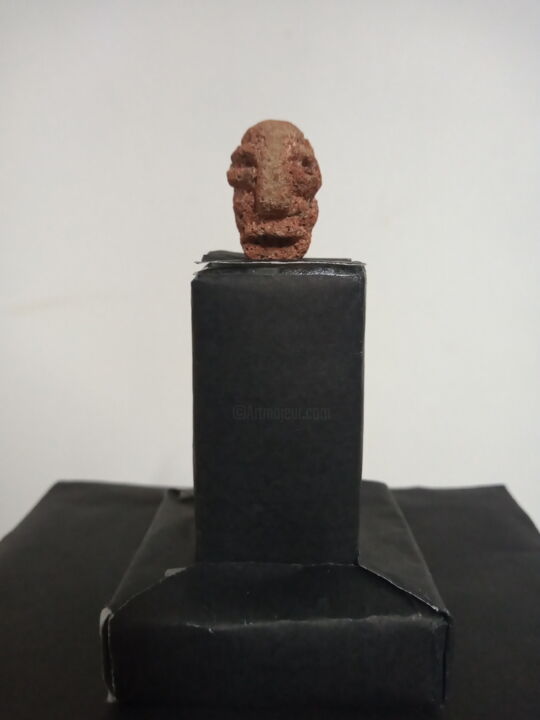 Escultura intitulada "Una expresión" por Teófilo Reyes, Obras de arte originais, Pedra