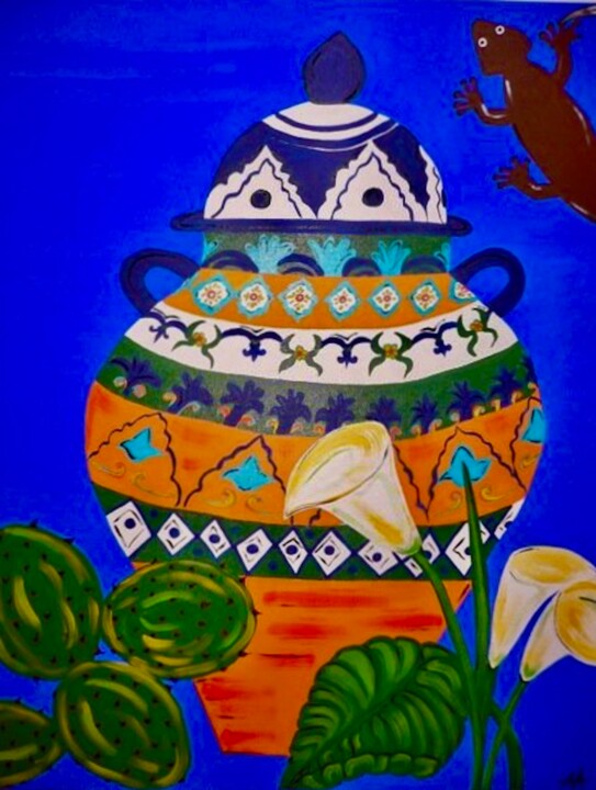 Digital Arts titled "Mexico mi amor" by Téoua, Original Artwork, Digital Painting