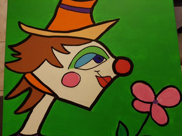 Peinture intitulée "20170329-212542.jpg" par Teq Lechat, Œuvre d'art originale, Acrylique