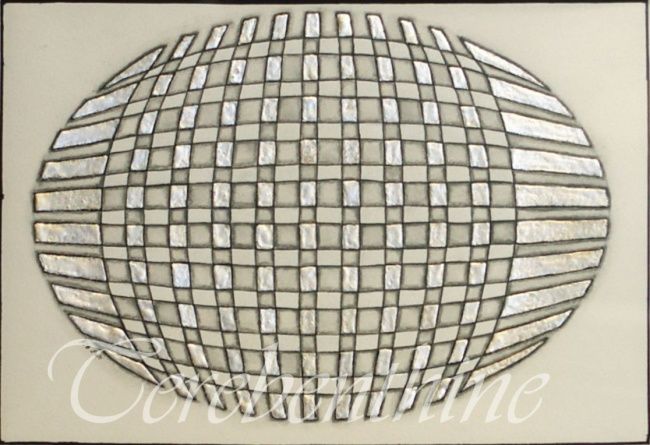 Картина под названием "Reflets d'argent 2" - Térébenthine, Подлинное произведение искусства, Масло Установлен на картон
