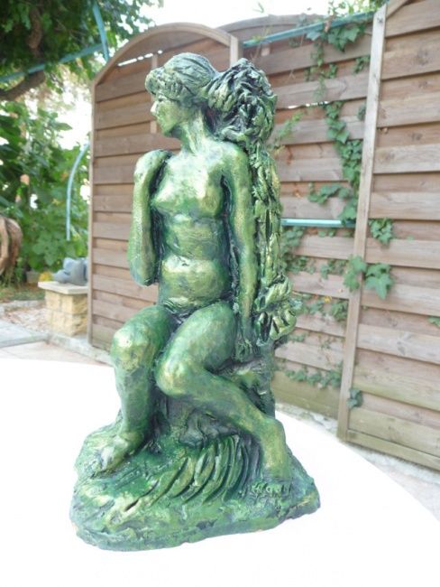 Sculpture titled "Naïade" by Térégia, Original Artwork