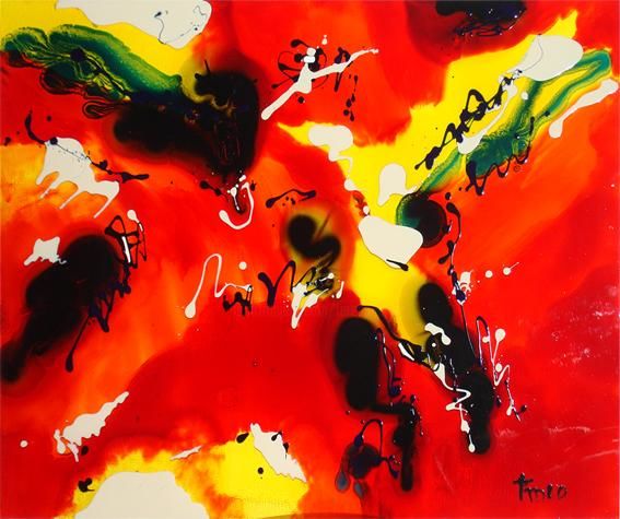 Pintura intitulada "Joy" por Teresa Martins, Obras de arte originais