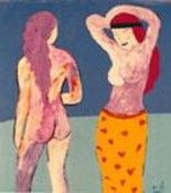 Pintura intitulada "mujeres" por Teresa Vazquez, Obras de arte originais