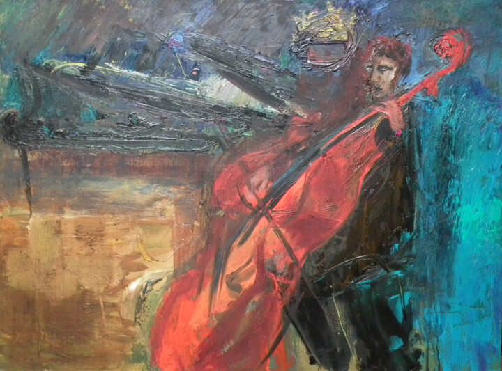 Painting titled "Death in Buenos Air…" by Tereza Ziko, Original Artwork, Oil