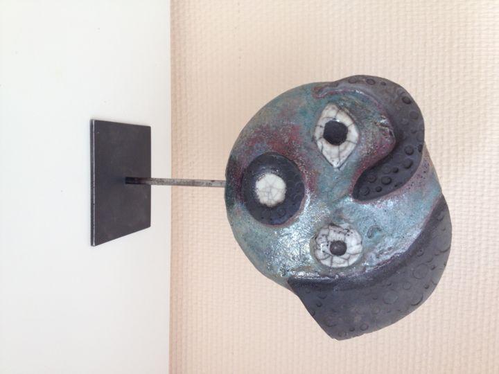 Sculpture titled "Ô" by Lilya Terre En Ailes, Original Artwork, Ceramics