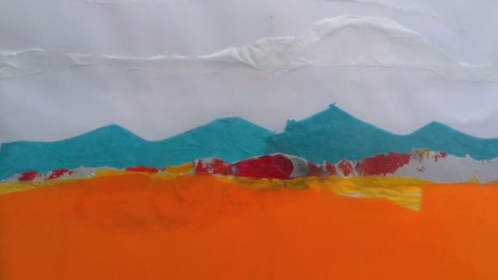 Peinture intitulée "PAYSAGE 07" par Jean-Paul Vignes, Œuvre d'art originale,