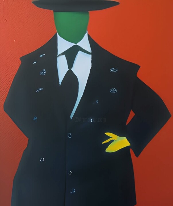 Pintura titulada "Señorito andaluz" por Tete Antoli, Obra de arte original, Acrílico Montado en Bastidor de camilla de madera