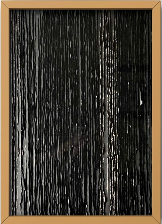 Kolaże zatytułowany „Black paper collage” autorstwa Tetiana Sanzharovska, Oryginalna praca, Taśma klejąca