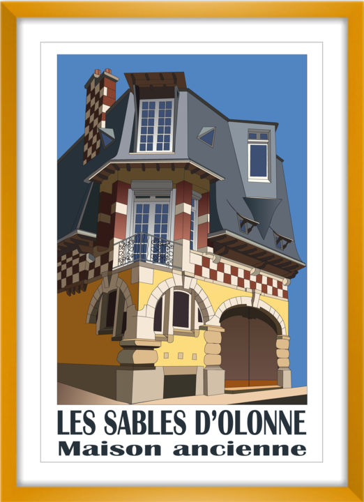 Digital Arts titled "Les Sables d'Olonne…" by Thaïs Brunet, Original Artwork, 2D Digital Work