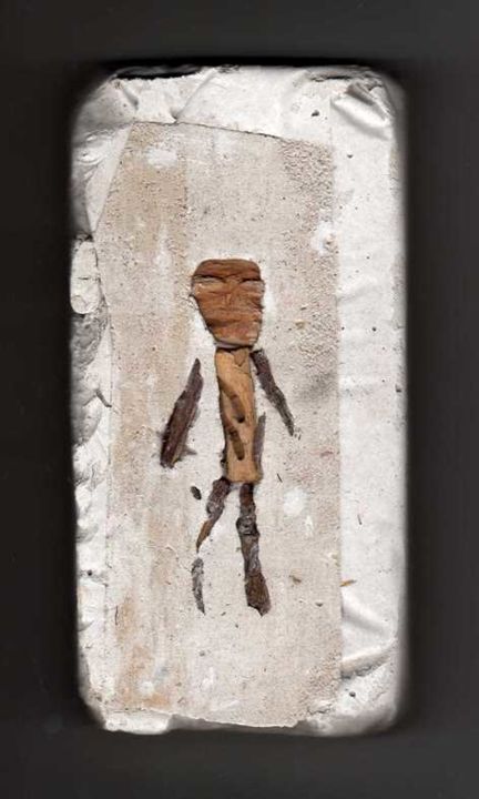 제목이 "figurine"인 조형물 Thierry Thomassin로, 원작, 회 반죽