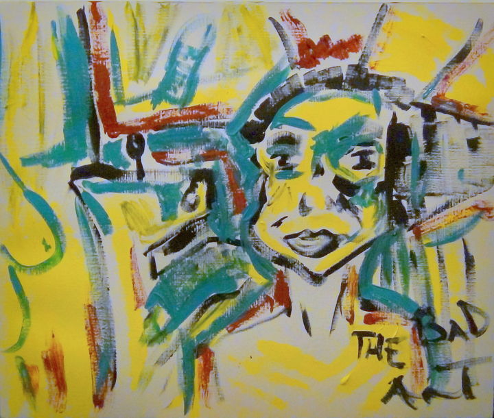 Painting titled "thebad7" by The Bad Art, Original Art, Acrylic