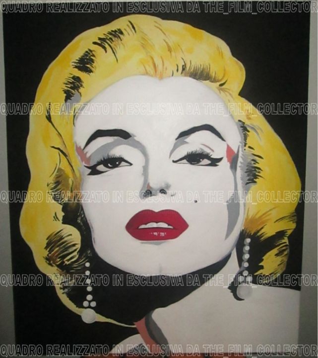 Peinture intitulée "Marilyn Monroe canv…" par The_film _collector, Œuvre d'art originale, Huile