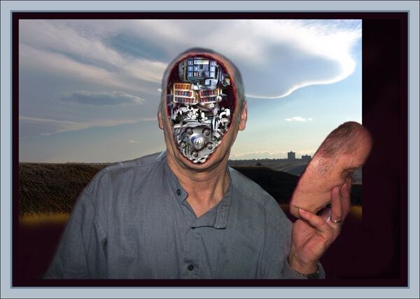 Digital Arts titled "Mr. Robototto" by The Mystic Otto Rapp, Original Artwork, Photo Montage