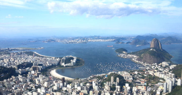 Photography titled "Rio de Janeiro" by The Aerial Click, Original Artwork, Digital Photography