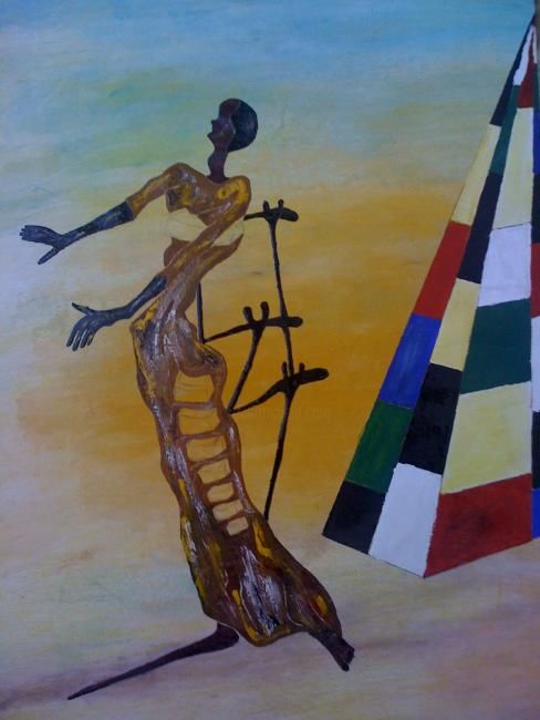 Peinture intitulée "dali" par The_bantu, Œuvre d'art originale, Huile
