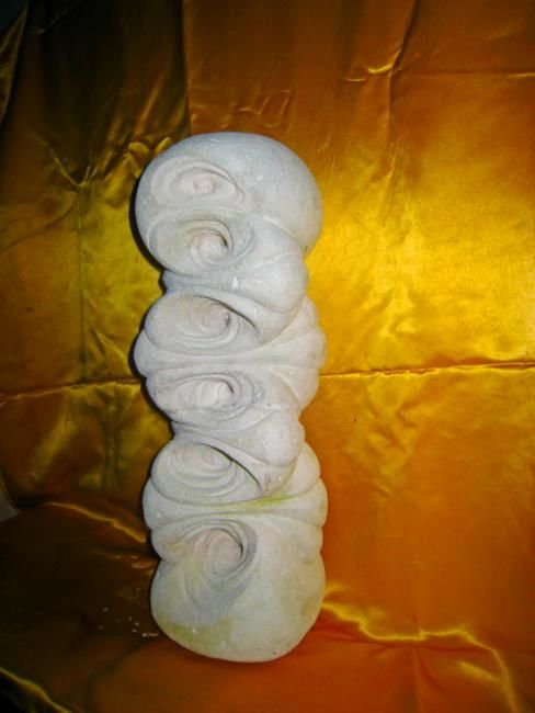 Sculpture titled "Water Wei" by Gifts From The House Of Whimsy, Original Artwork, Stone