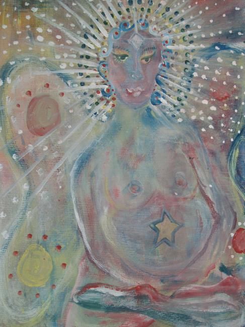 Painting titled "Fertility" by The Maternal Image, Original Artwork