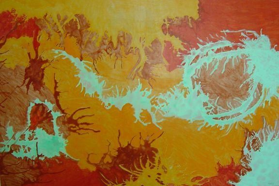 Painting titled "klk005" by The-Passionate-Artist, Original Artwork, Oil