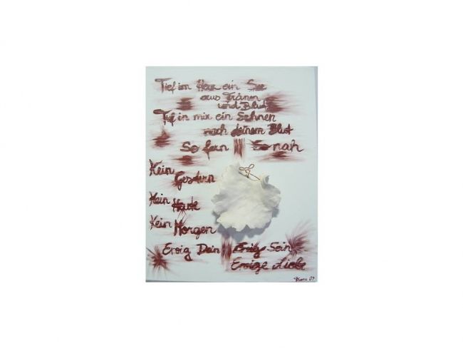 Painting titled "Poem in Clay" by Fauland-Nerat, Original Artwork