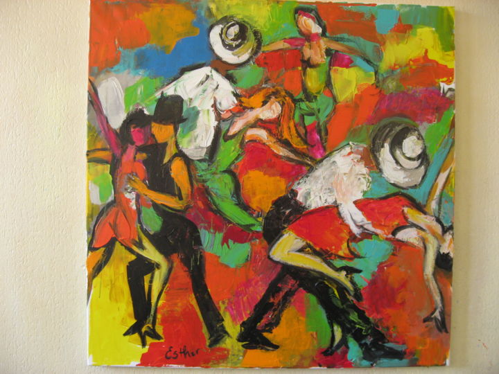Painting titled "salza" by Esther, Original Artwork, Acrylic