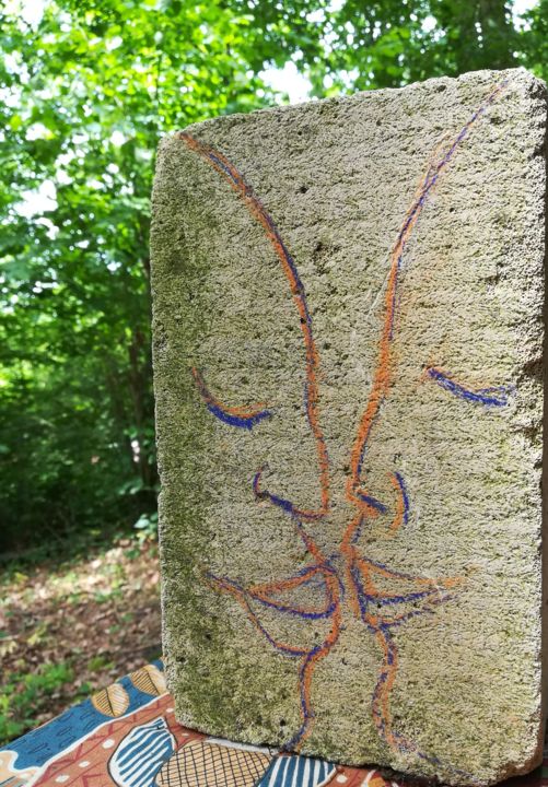 Sculpture intitulée "Haut relief (esquis…" par Frederic Therisod, Œuvre d'art originale