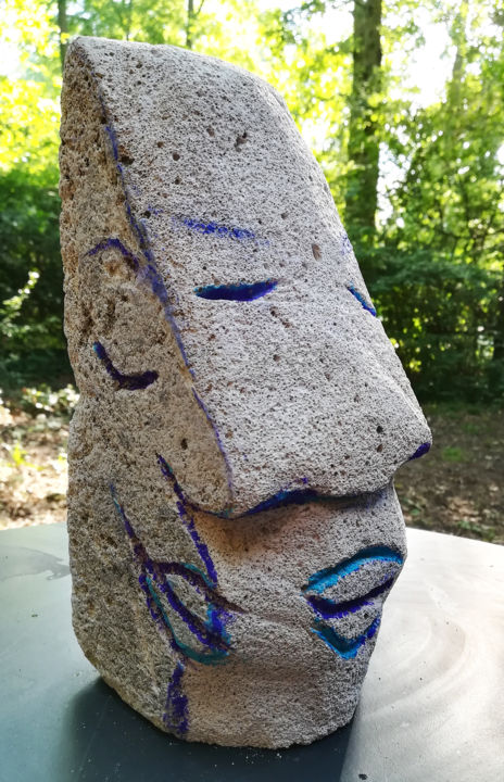 Sculpture titled "Haut relief Tridime…" by Frederic Therisod, Original Artwork