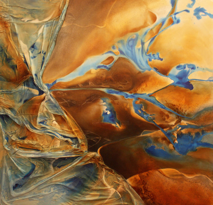 Peinture intitulée ""Vlénès : le grand…" par Thierry Etheve, Œuvre d'art originale, Acrylique