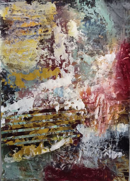 Painting titled "Метаморфозы Канта -…" by Виталий Трофимов, Original Art, Acrylic