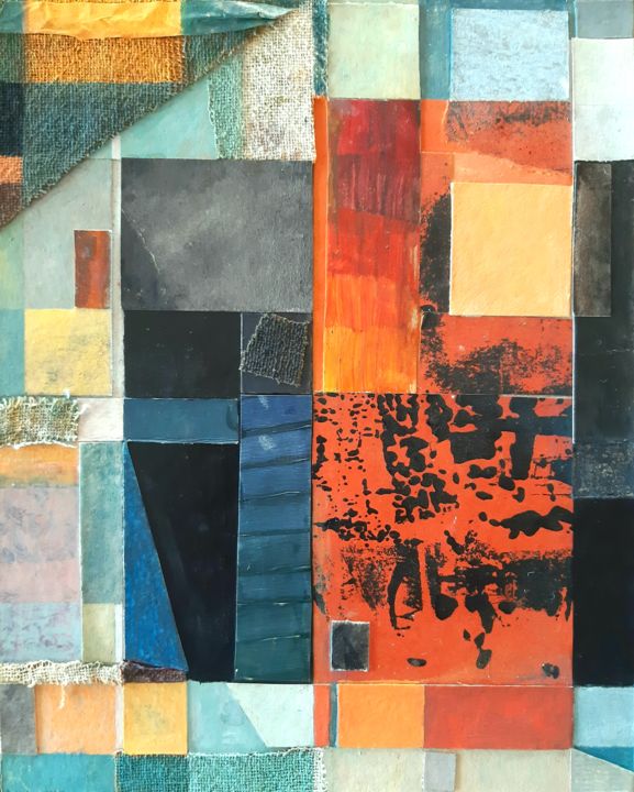 Colagens intitulada "CØ21.2" por Thiago Boecan, Obras de arte originais, Colagens
