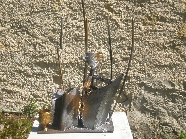 Sculpture titled "P4140056.JPG" by Gilles Thiercelin, Original Artwork, Metals