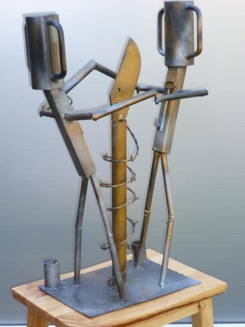 Sculpture intitulée "amnesty" par Gilles Thiercelin, Œuvre d'art originale