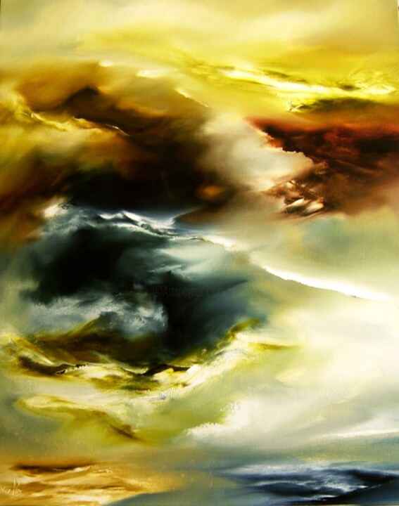Malerei mit dem Titel "01-07-2013" von Thierry Astier-Dupuy (Adtheo), Original-Kunstwerk, Öl