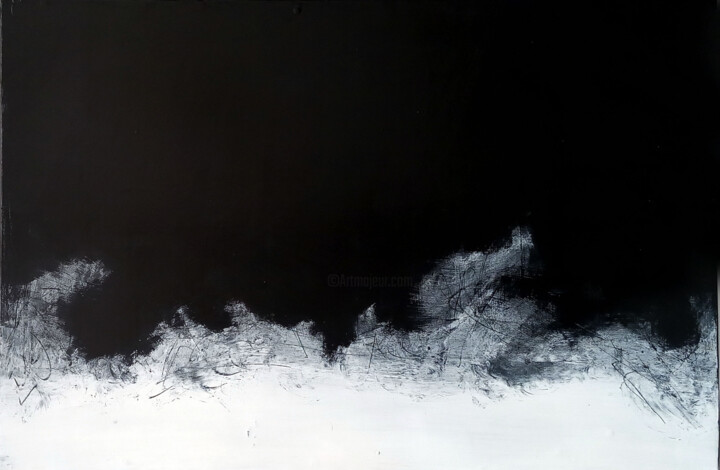 Peinture intitulée "Les vagues  peintur…" par Thierry Brusquet, Œuvre d'art originale, Acrylique Monté sur Châssis en bois