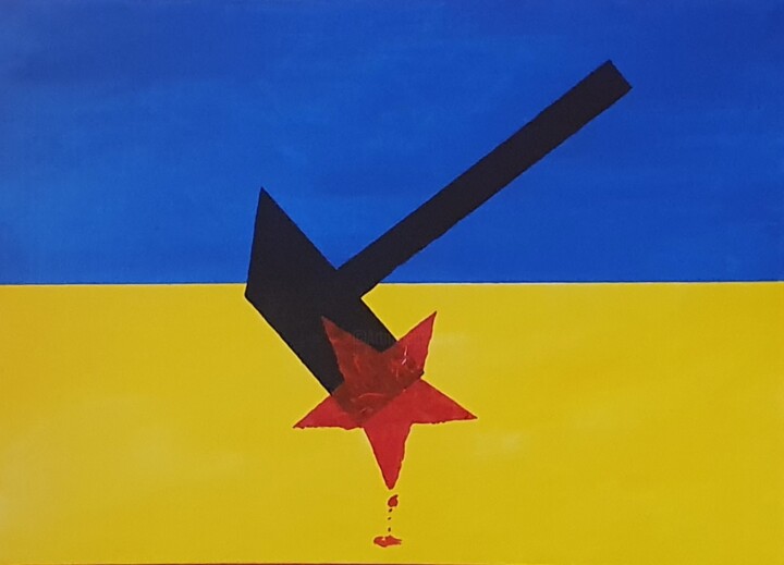 "Ukraine" başlıklı Tablo Thierry Deluc tarafından, Orijinal sanat, Akrilik