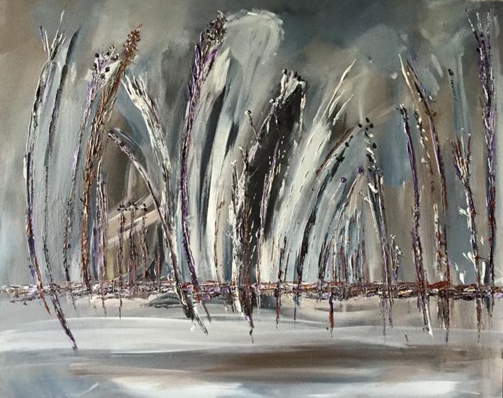Peinture intitulée "K021" par Thierry Guilbert, Œuvre d'art originale, Acrylique