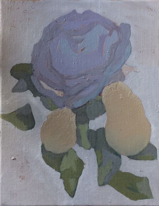 Peinture intitulée "Flower Métastases" par Thierry Lange, Œuvre d'art originale, Huile