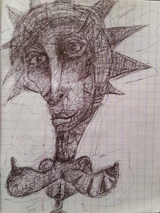 Dessin,  8,3x6,3 in 