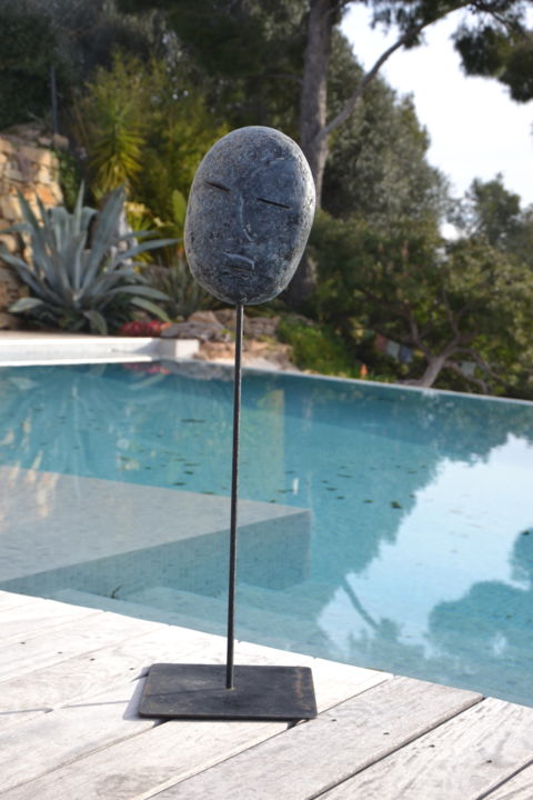 雕塑 标题为“Zen” 由Thierry Spada, 原创艺术品, 石