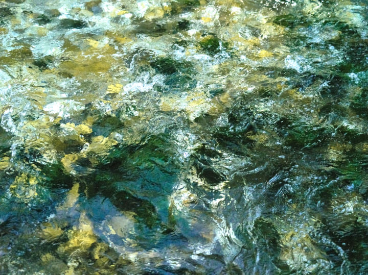 Photographie intitulée "composition eau 3/9" par Thierry Daudier De Cassini, Œuvre d'art originale, Photographie numérique