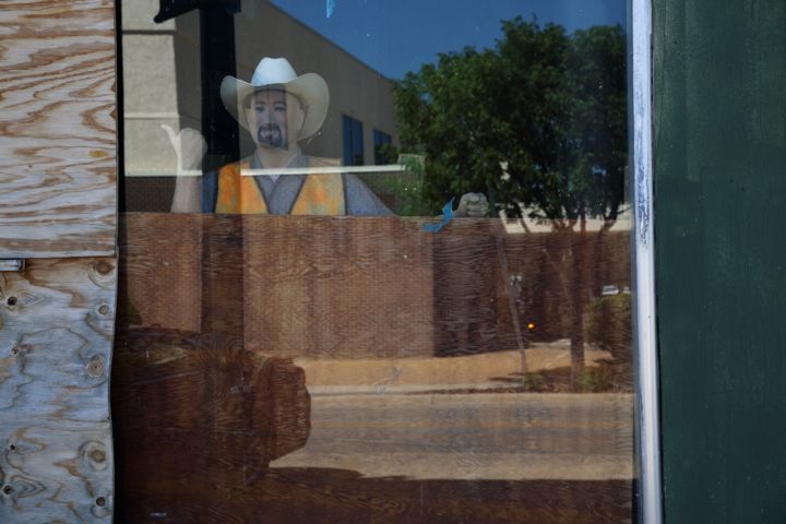 Photographie intitulée "Cowboy" par Thierry Samuel Germain, Œuvre d'art originale