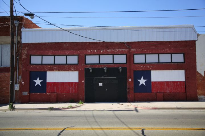 Фотография под названием "Texas flag" - Thierry Samuel Germain, Подлинное произведение искусства