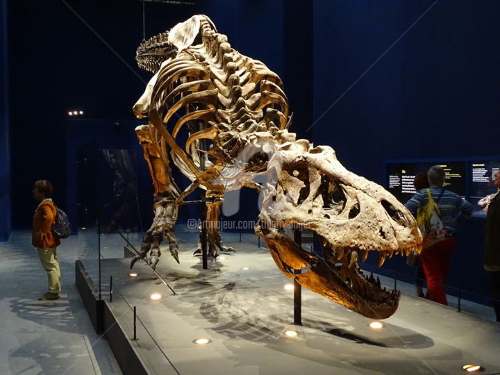 Photographie intitulée "Visite du T. Rex à…" par Thierry Singer De Polignac - Spencer (Prince Singer de Polignac-Spencer), Œ…