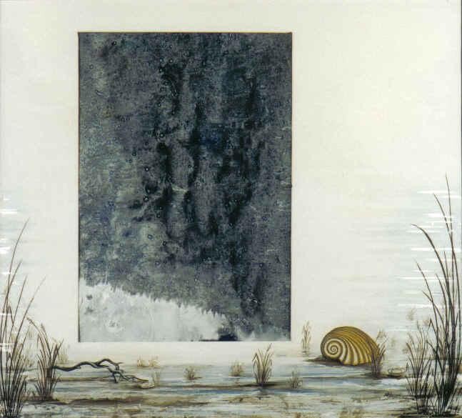 Ζωγραφική με τίτλο "near the water" από Thomai Kontou, Αυθεντικά έργα τέχνης, Λάδι